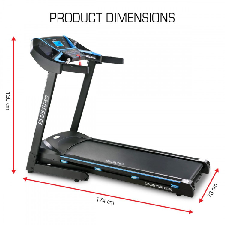 PowerTrain Treadmill K1000 Cardio Running Exercise Fitness Home Gym image 7