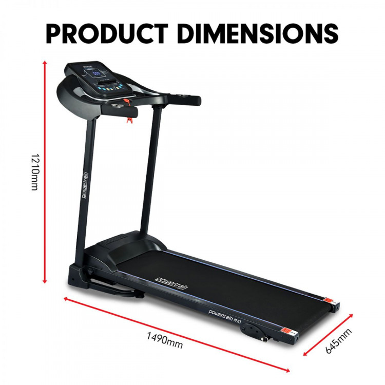 PowerTrain Treadmill MX1 Cardio Running Exercise Fitness Home Gym image 4