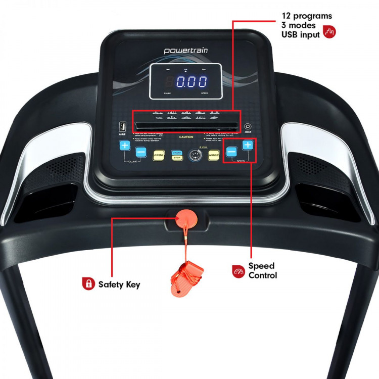 PowerTrain Treadmill MX1 Cardio Running Exercise Fitness Home Gym image 6