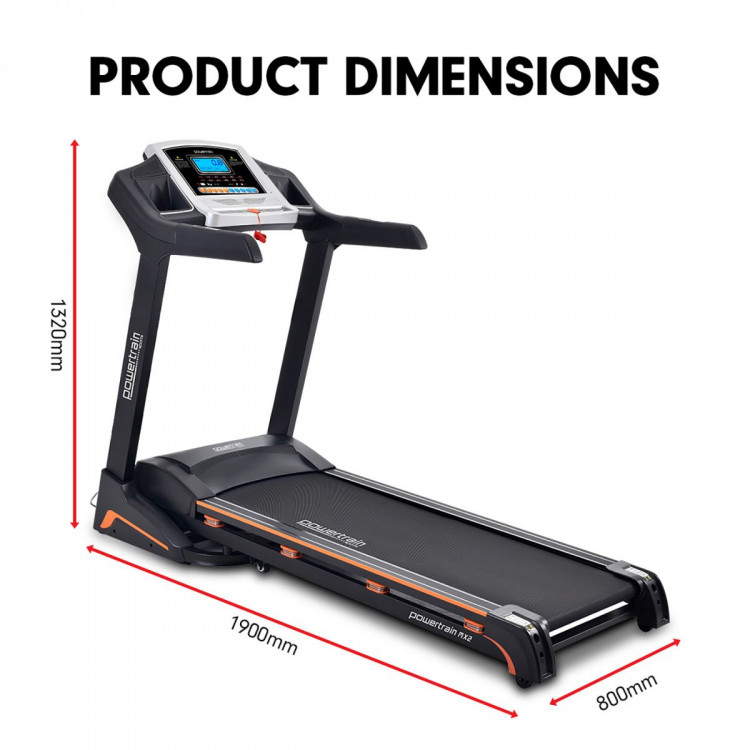 PowerTrain Treadmill MX2 Cardio Running Exercise Fitness Home Gym image 4