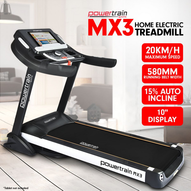 Powertrain MX3 Treadmill Performance Home Gym Cardio Machine image 5