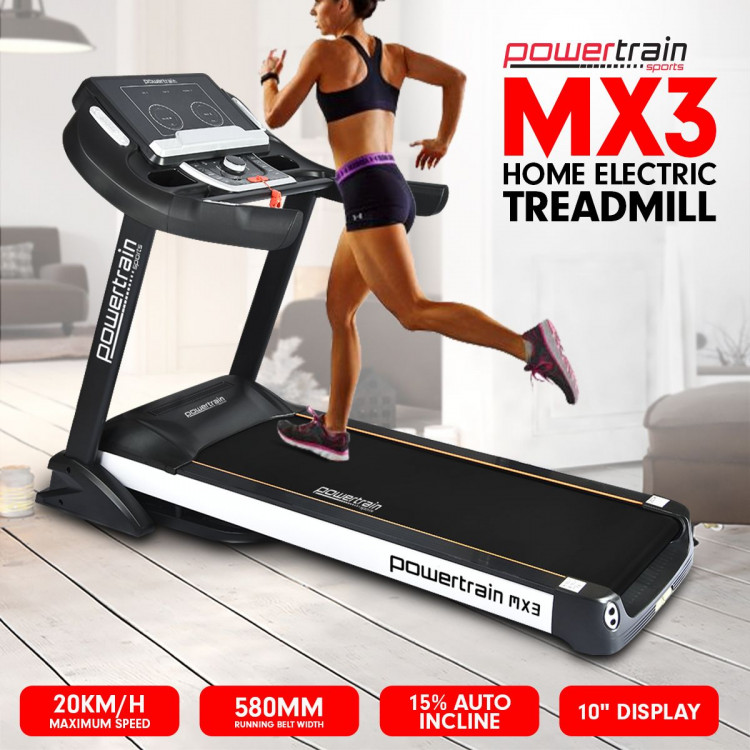 Powertrain MX3 Treadmill Performance Home Gym Cardio Machine image 6