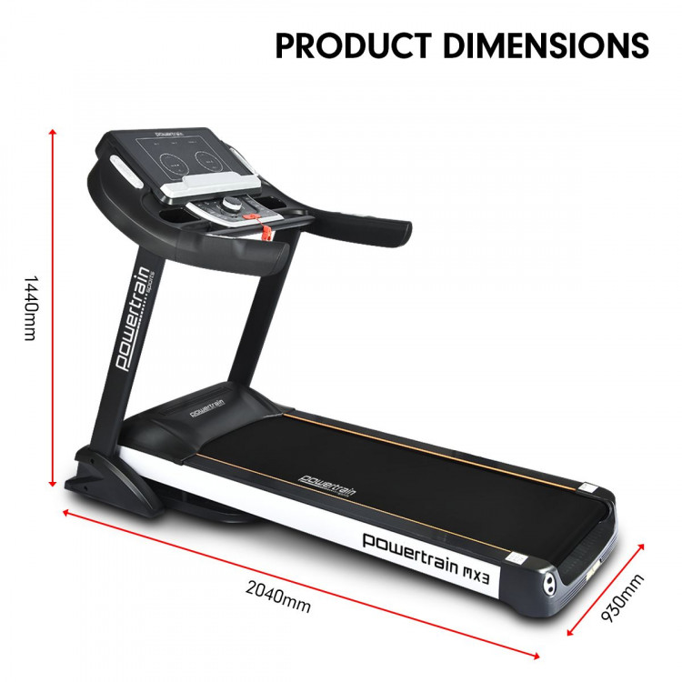 Powertrain MX3 Treadmill Performance Home Gym Cardio Machine image 7