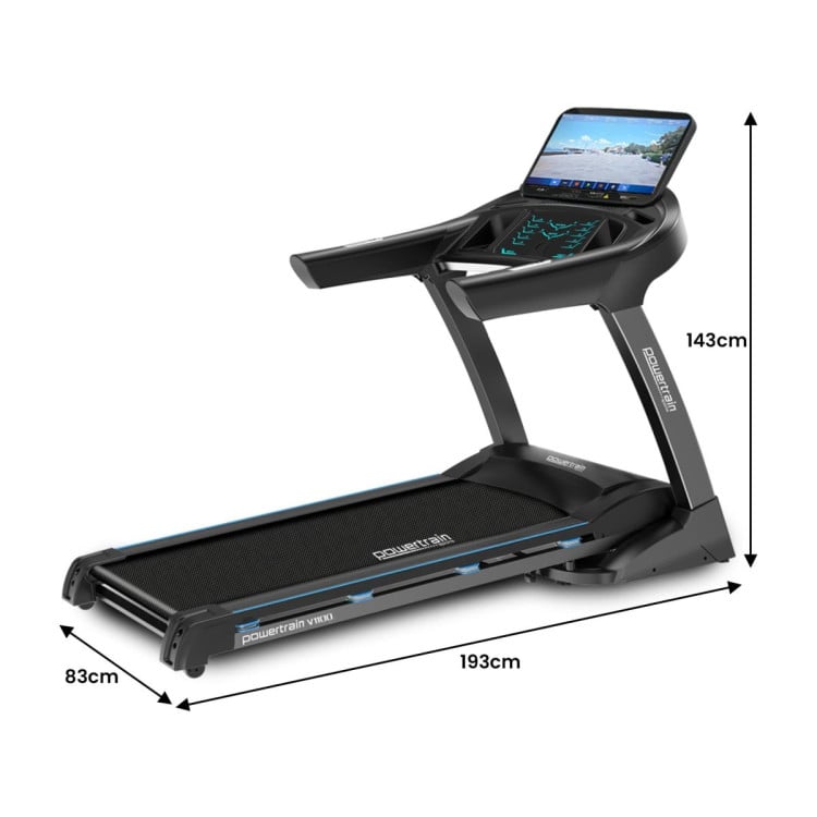 Powertrain V1100 Treadmill with Wifi Touch Screen & Incline image 5