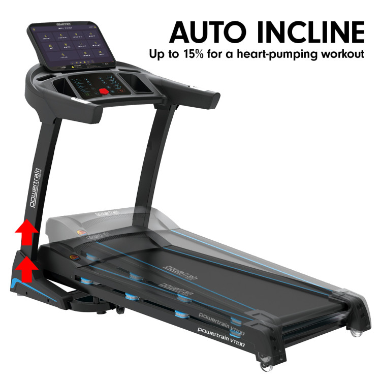 Powertrain V1100 Treadmill with Wifi Touch Screen & Incline image 8