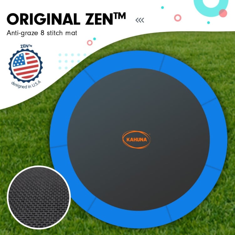 Kahuna Blizzard 10 ft Trampoline with Net - Orange image 12