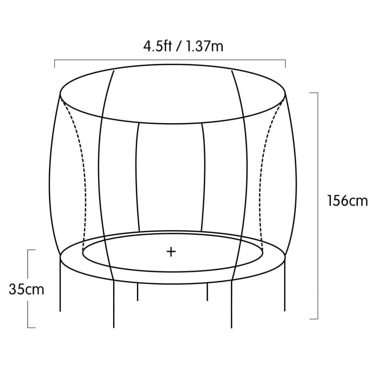 Kahuna Mini 4.5 ft Trampoline image 8