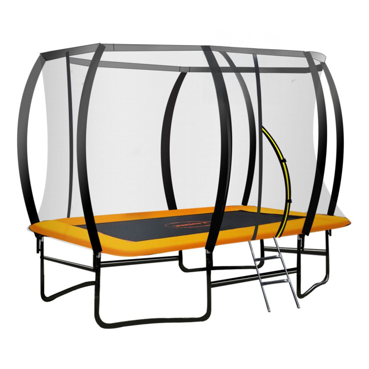 Kahuna Trampoline 8 ft x 11 ft Rectangular Outdoor - Orange image 16
