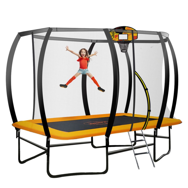 Kahuna Trampoline 8 ft x 11 ft Rectangular Outdoor - Orange image 17