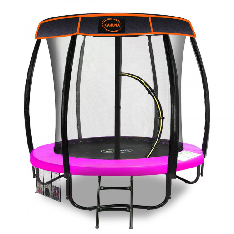 Kahuna Trampoline 6ft with Roof - Pink image 2