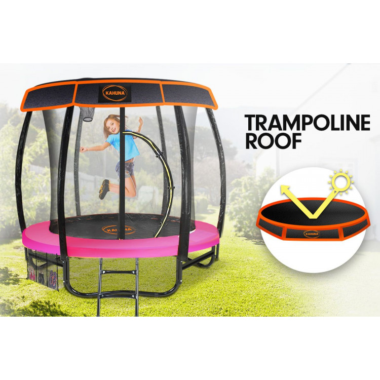 Kahuna Trampoline 6ft with Roof - Pink image 5