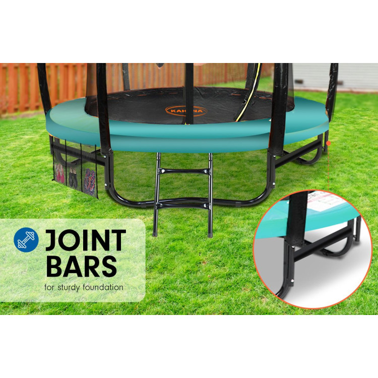Kahuna Classic 6 ft Trampoline - Green with Roof image 7