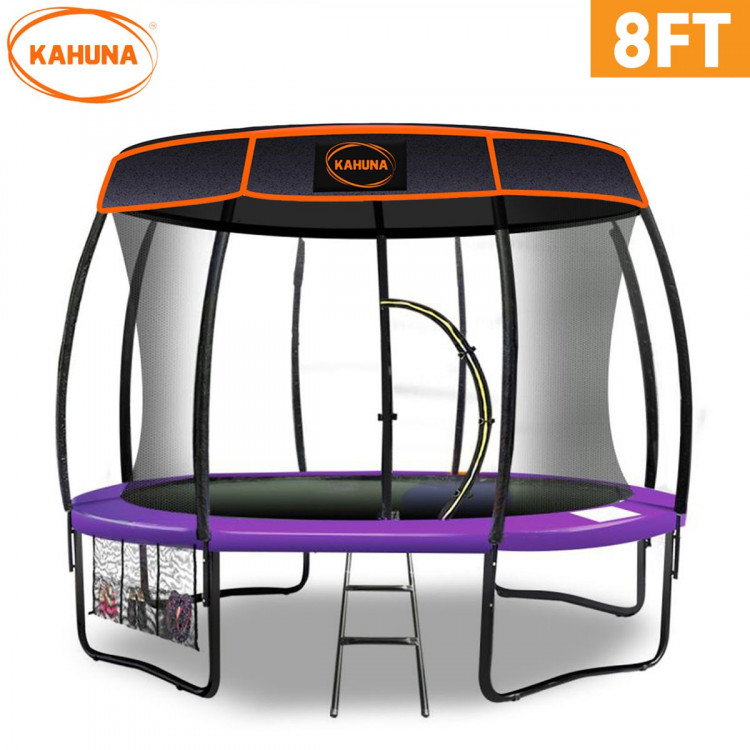 Kahuna Trampoline 8 ft with  Roof- Purple image 3