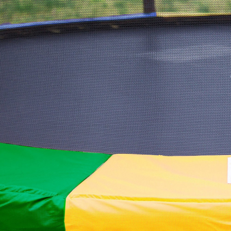 Kahuna Trampoline 10 ft with Basketball set - Rainbow image 2