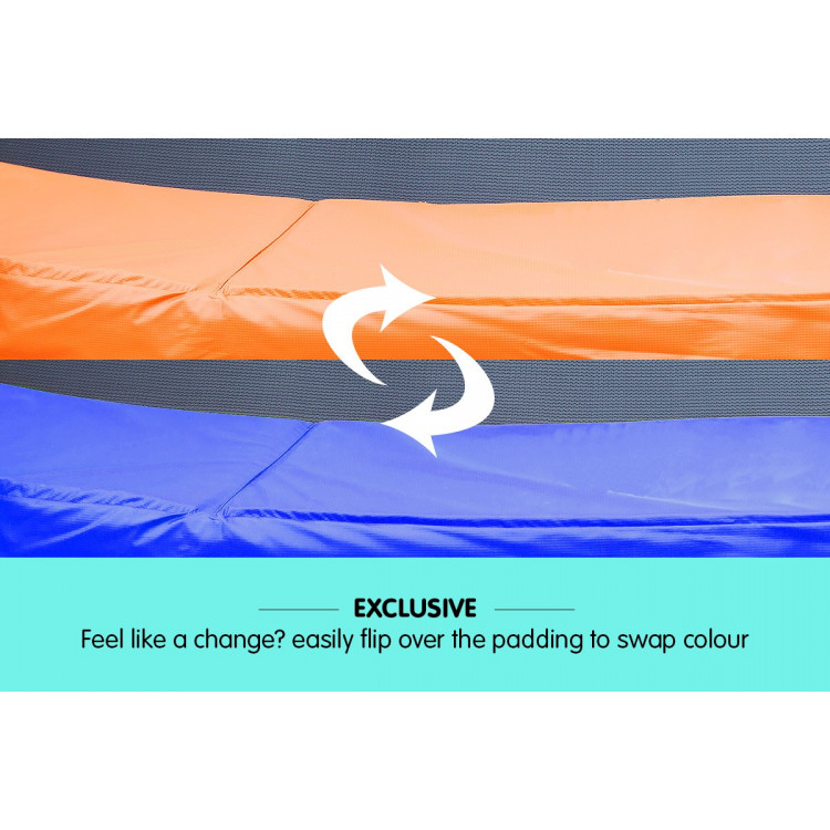 Kahuna Trampoline Pro 10ft - Reversible pad, Emoji Mat, Basketball Set image 11
