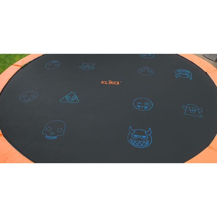 Kahuna Trampoline Pro 16ft - Reversible pad, Emoji Mat, Basketball Set image 8