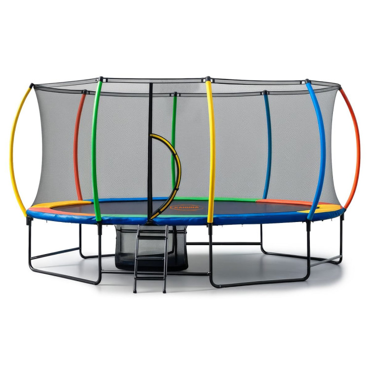 Kahuna 10 ft x 15 ft Oval Outdoor Trampoline with Reversible Pad