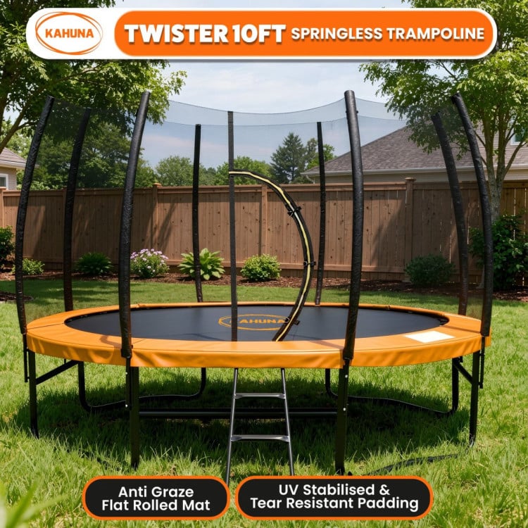 Kahuna Twister 10ft Springless Trampoline - Purple image 13