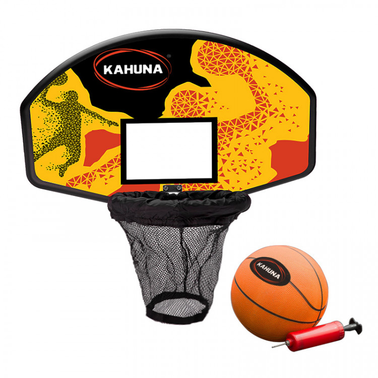 Kahuna Trampoline Basketball Backboard Hoop Set