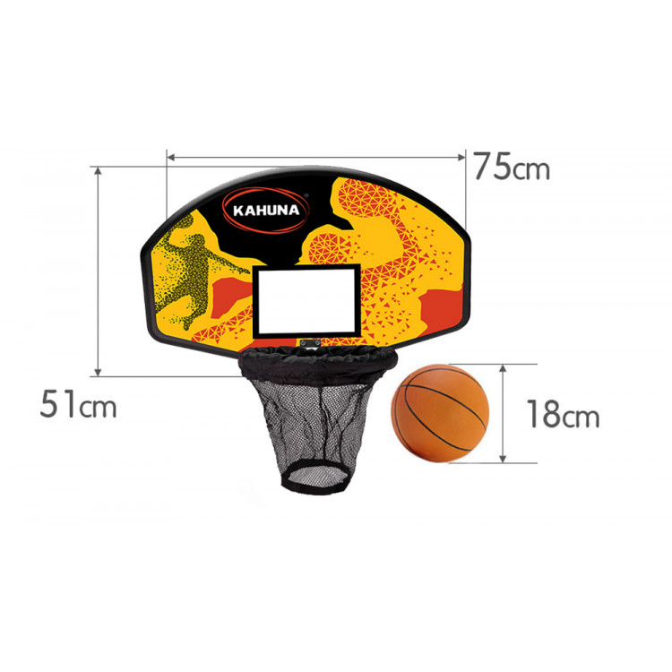 Kahuna Trampoline Basketball Backboard Hoop Set image 6