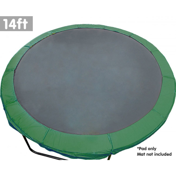 Trampoline 14ft Replacement Outdoor Round Spring Pad Cover - Green image 3