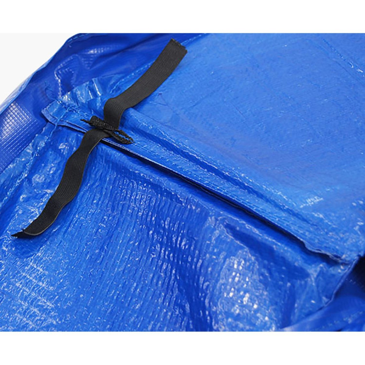 Kahuna 12ft Trampoline Replacement Safety Pad and Net Round 12 Poles Blue image 7