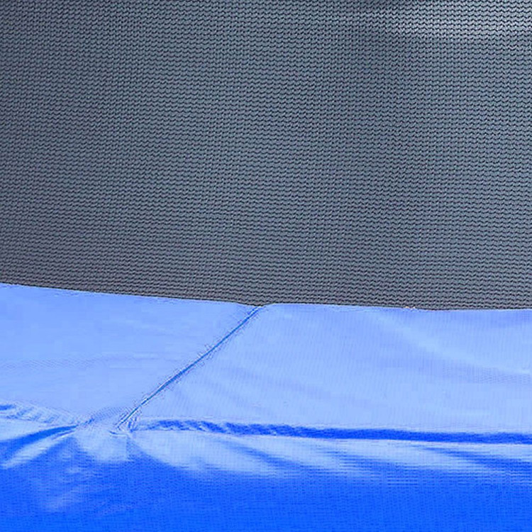 Kahuna 14ft Trampoline Replacement Safety Pad and Net Round 8 Poles Blue image 8