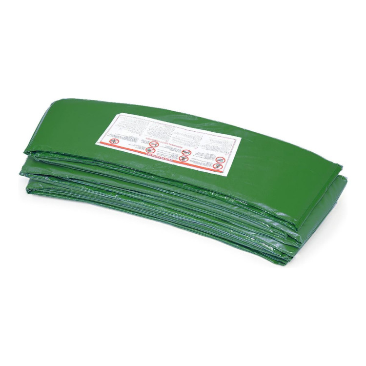 Kahuna 14ft Trampoline Replacement Safety Pad and Net Round 8 Poles Green image 6