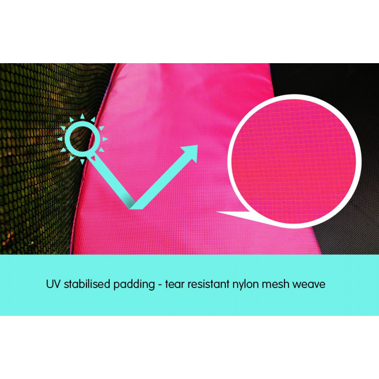 Powertrain Replacement Trampoline Spring Safety Pad - 16ft Pink image 5