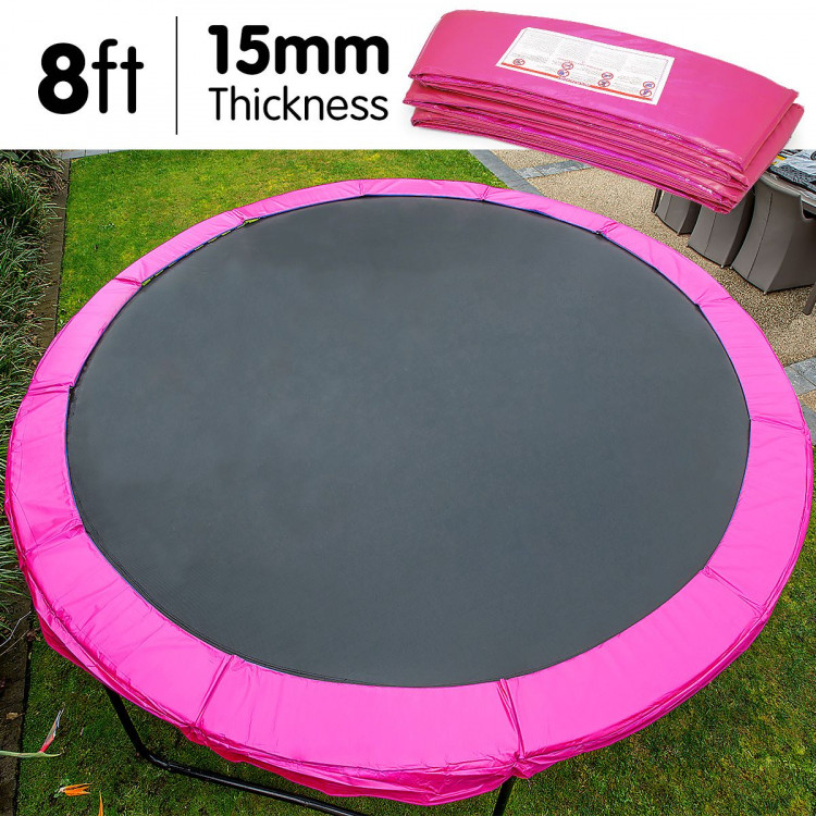 Powertrain Replacement Trampoline Spring Safety Pad - 8ft Pink image 4