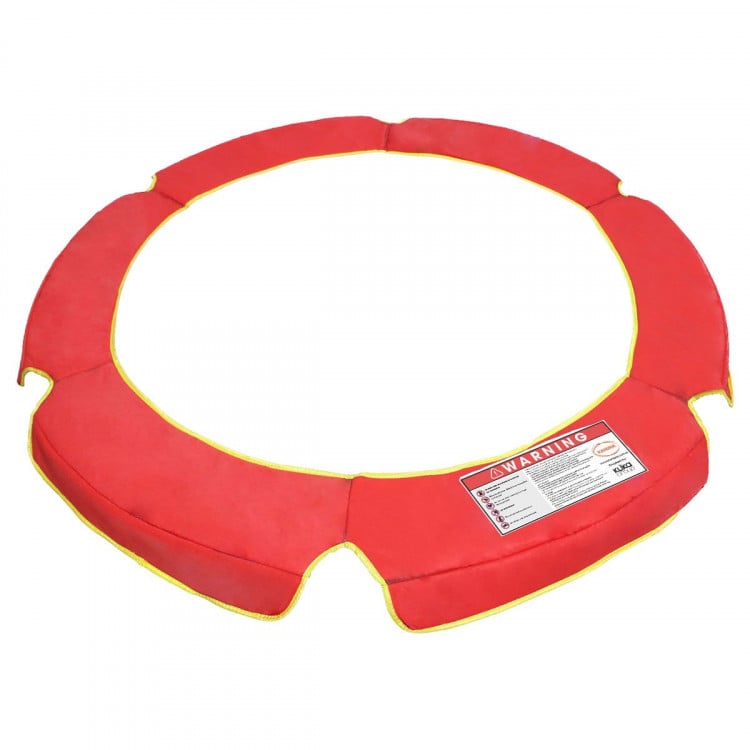 4.5ft Trampoline Replacement Safety Spring Pad Round Cover Red image 2