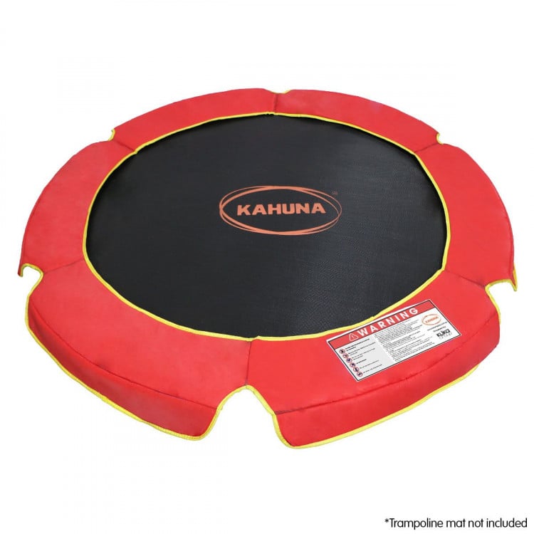 4.5ft Trampoline Replacement Safety Spring Pad Round Cover Red image 3