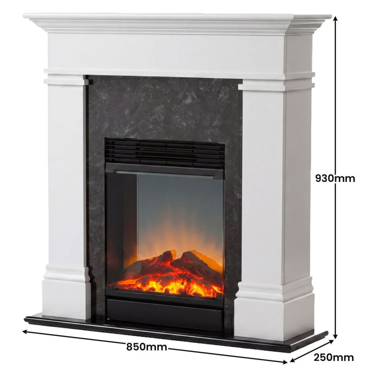 Dimplex 1.5kW Mini Taylor Suite Optiflame Electric Fireplace w/ LED Flame Effect image 3