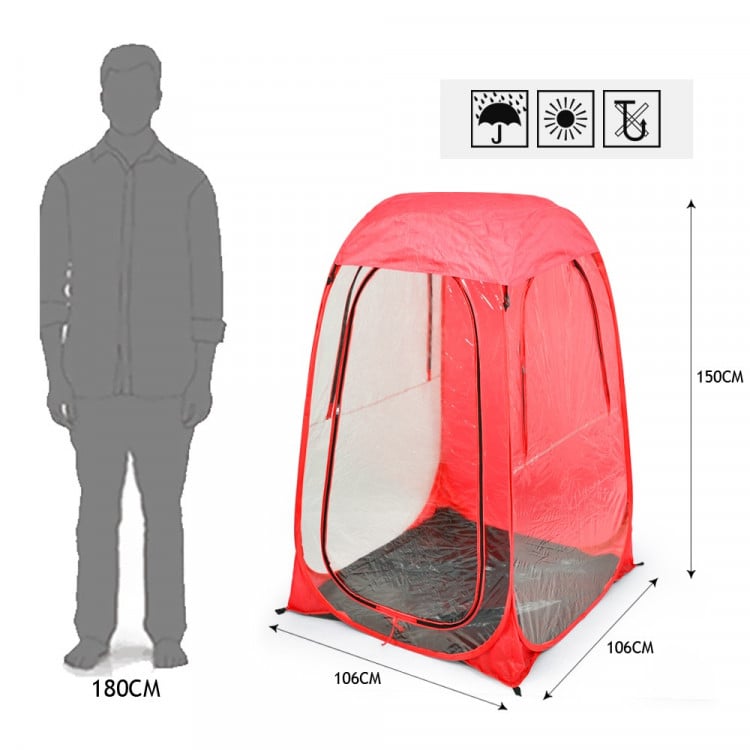 Pop Up Sports Camping Festival Fishing Garden Tent Red image 6