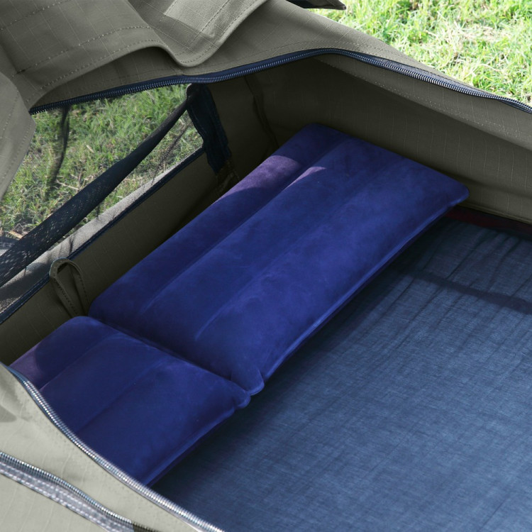 Dome Swag Camping Canvas Tent In Grey image 7