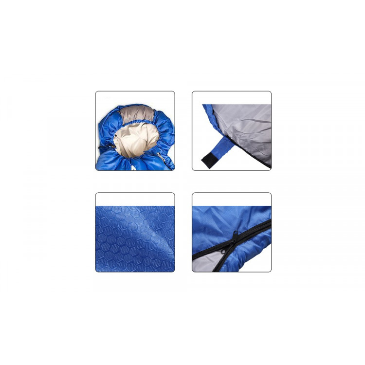 Micro Compact Design Thermal Sleeping Bag Blue image 5