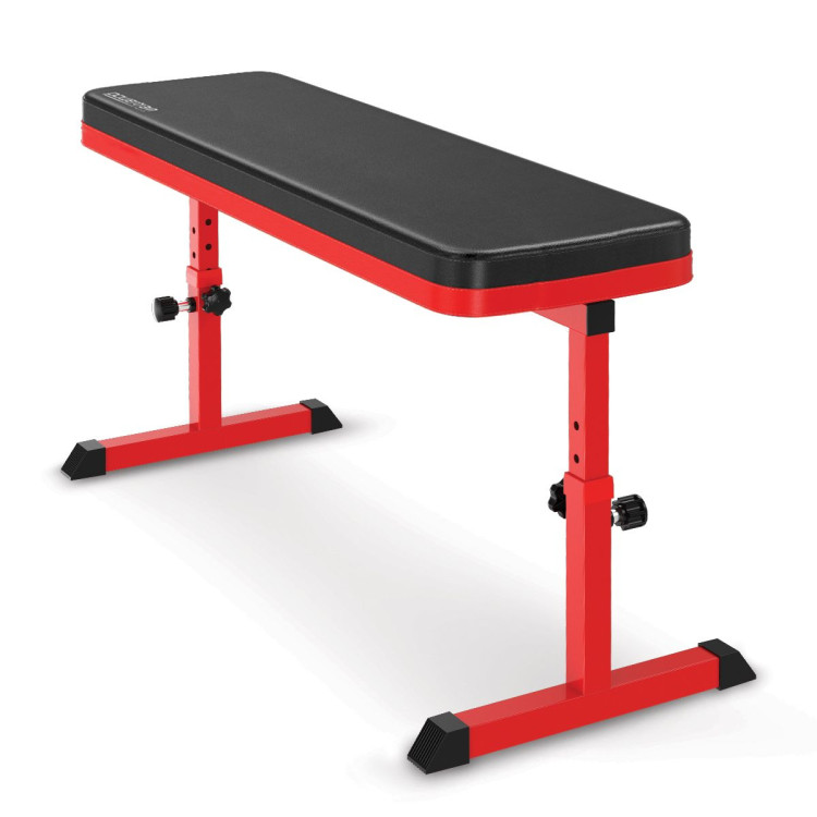 Powertrain Height-Adjustable Exercise Home Gym Flat Weight Bench image 4