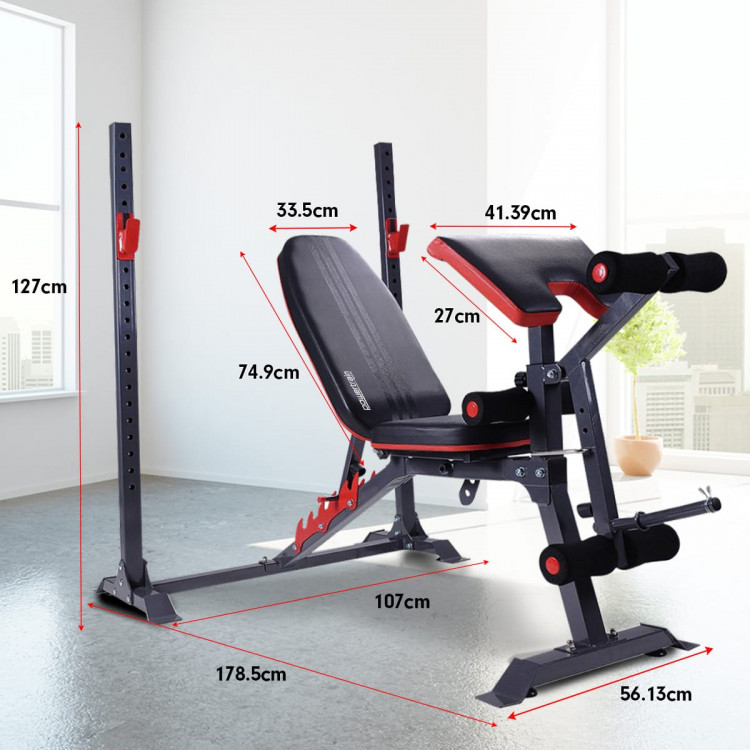 Powertrain Home Gym Workout Bench Press Incline Preachers Curl - 301 image 8