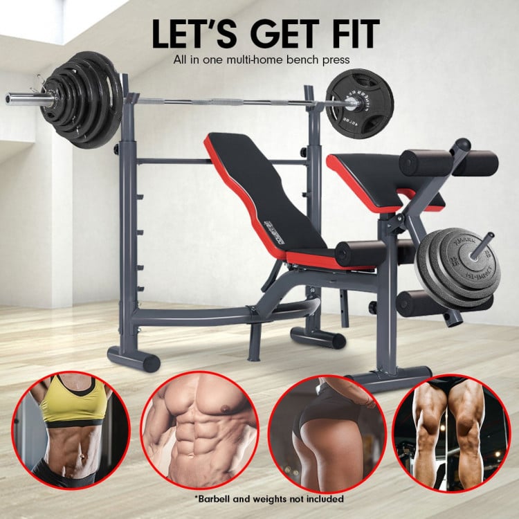 Powertrain Home Gym Workout Bench Press Preachers Curl Incline - 302 image 3
