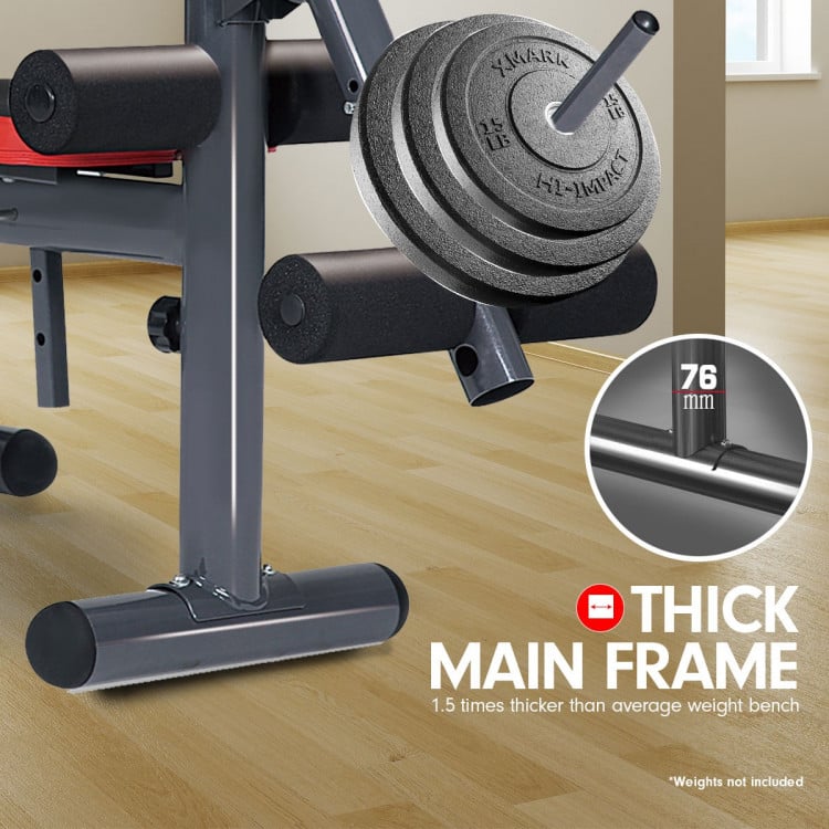 Powertrain Home Gym Workout Bench Press Preachers Curl Incline - 302 image 4