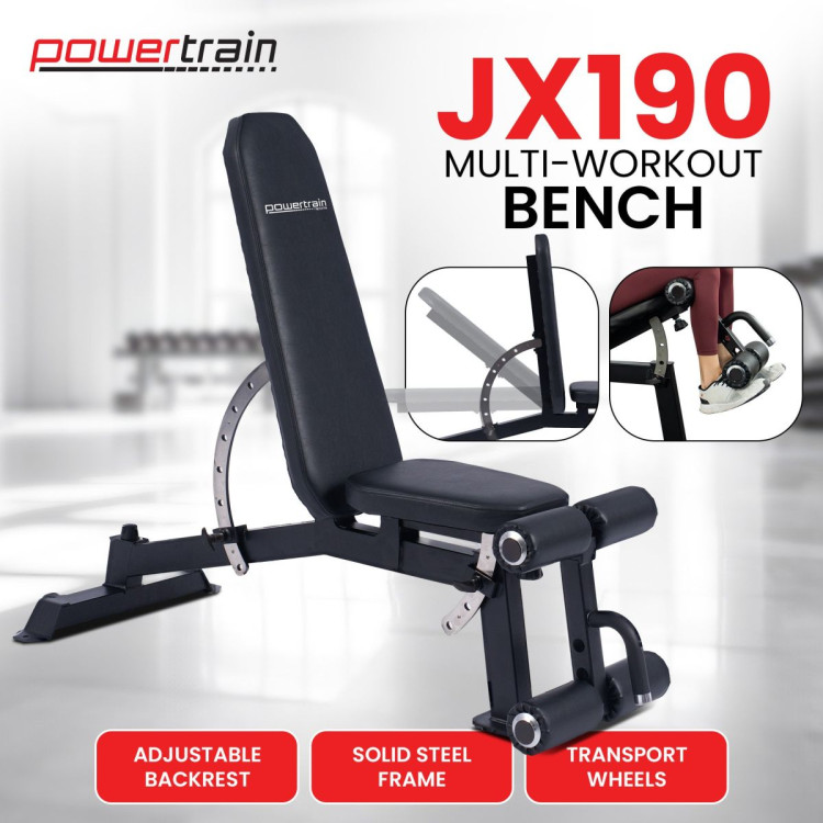 Powertrain Adjustable Multi Workout Weight Bench image 12
