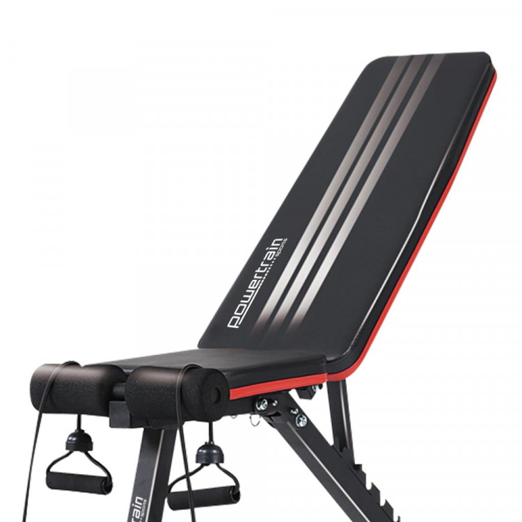 Powertrain Adjustable Incline Decline Exercise Home Gym Bench FID image 4