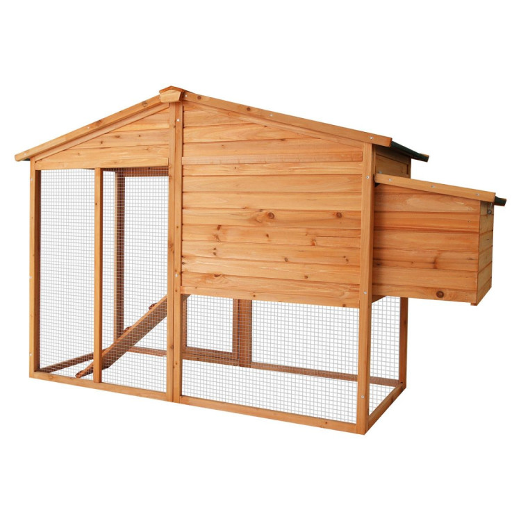 Furtastic Large Chicken Coop & Rabbit Hutch With Ramp image 5