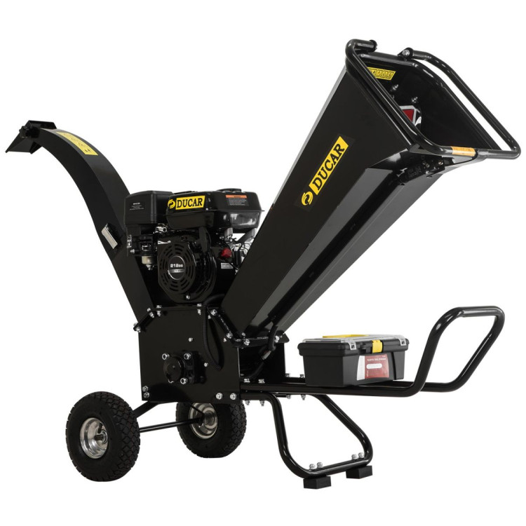 Ducar K70 7HP Wood Chipper Shredder Mulcher Grinder in Black image 3