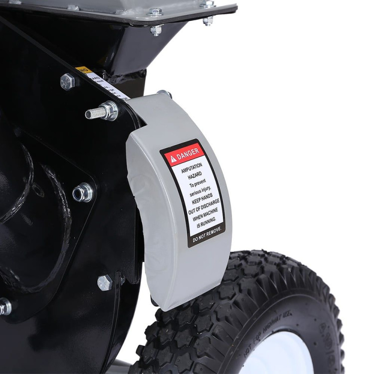 Ducar 7HP Wood Chipper Shredder Mulcher Petrol Silver Black image 12