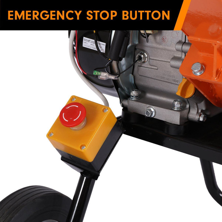 Ducar 7HP Wood Chipper Shredder Mulcher Grinder Petrol Orange image 10