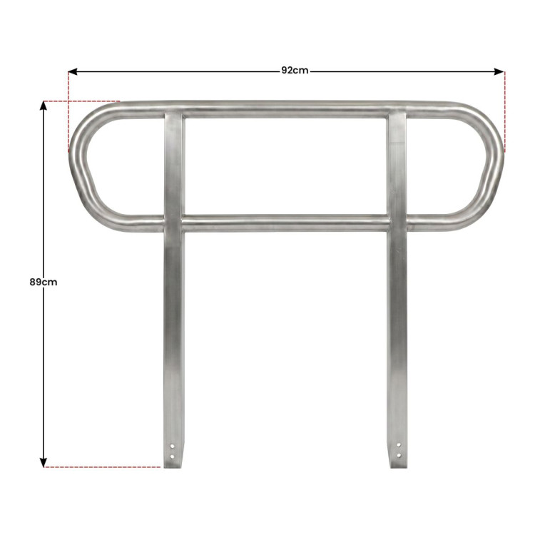 Kartrite Aluminium Safety Handrails for Kartrite 3ft Wheelchair Ramp image 4