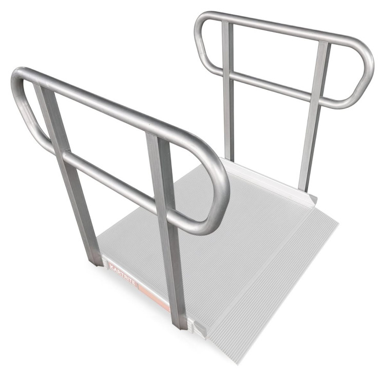 Kartrite Aluminium Safety Handrails for Kartrite 3ft Wheelchair Ramp