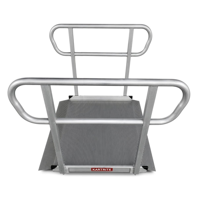 Kartrite 4ft Aluminium Wheelchair Ramp w/ Handrails 380kg Capacity 93.5cm Width image 4