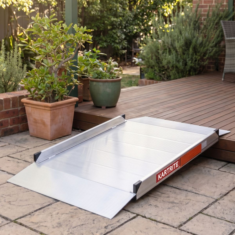 Kartrite 4ft Aluminium Wheelchair Ramp 380kg Capacity 93.5cm Width image 7